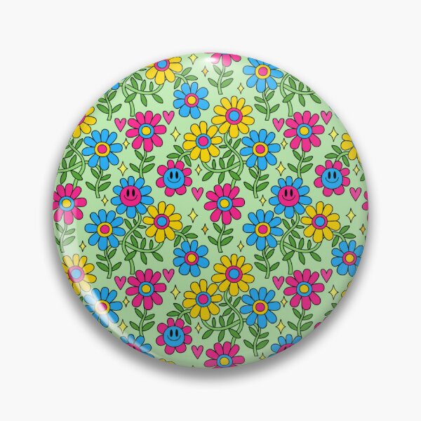 Item preview, Pan Pride Flower Pattern 2 designed and sold by everything4eva.