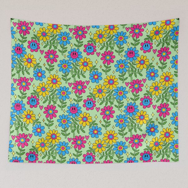 Item preview, Pan Pride Flower Pattern 2 designed and sold by everything4eva.