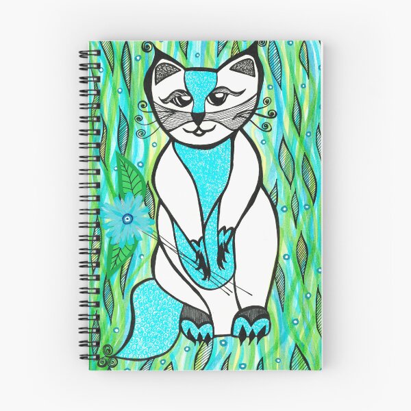 Item preview, Cat with Flower designed and sold by artofkathleen.