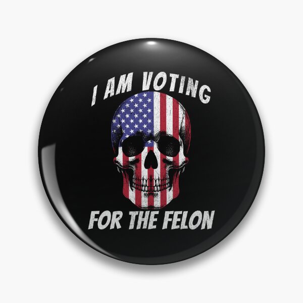 Item preview, I AM VOTING FOR THE FELON  designed and sold by Twisted-Teeze.