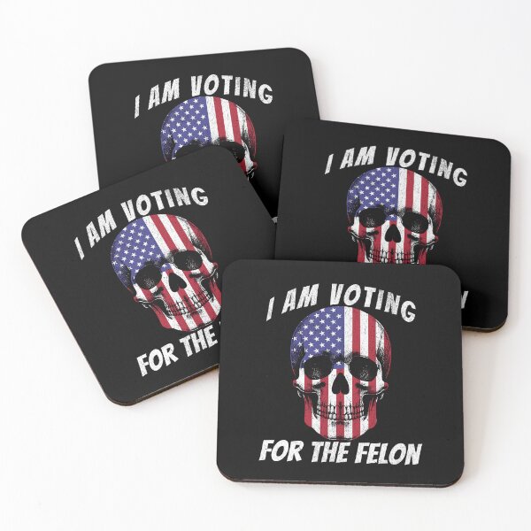Item preview, I AM VOTING FOR THE FELON  designed and sold by Twisted-Teeze.