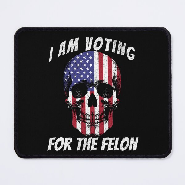 Item preview, I AM VOTING FOR THE FELON designed and sold by Twisted-Teeze.