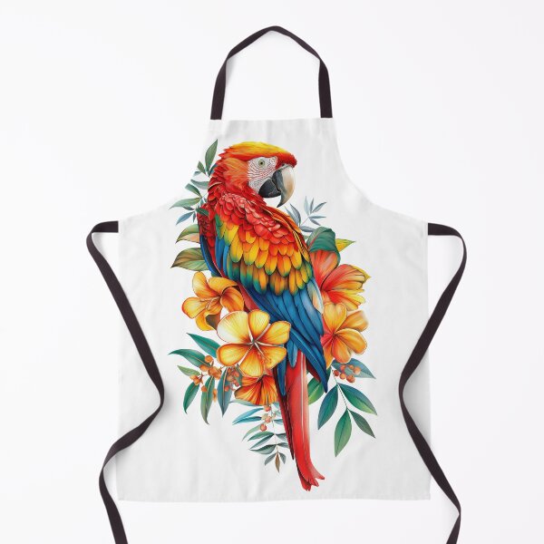 Item preview, Océano - Parrot & Flowers designed and sold by Oceano-Beach.