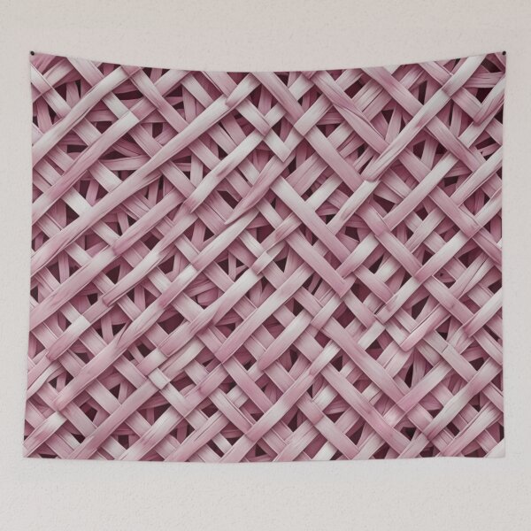 Item preview, Abstract Pink Wicker Pattern designed and sold by calibrit.