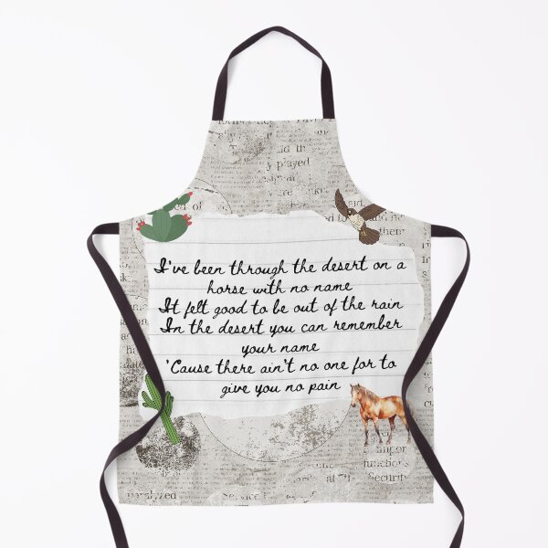 Item preview, Horse With No Name America Band 1970s Lyric Print designed and sold by Femme Pastel Collective.