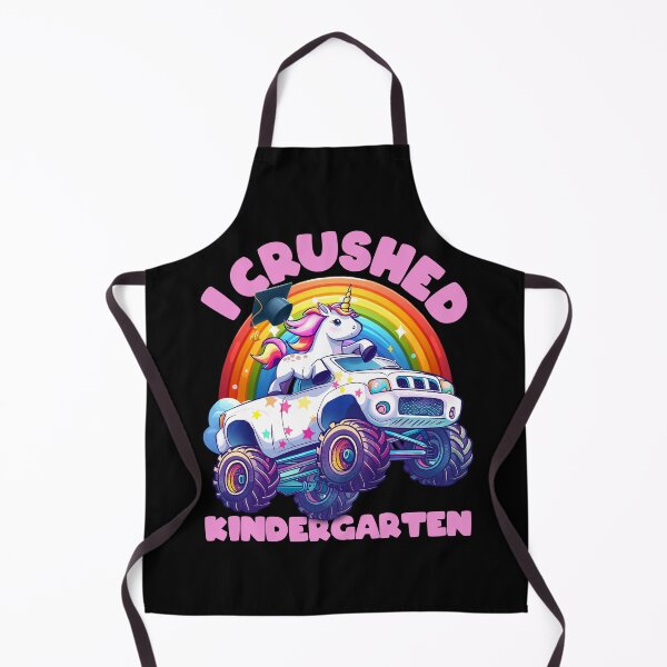 Item preview, Cute Unicorn Monster Truck Kindergarten Graduation T-Shirt – "I Crushed Kindergarten" designed and sold by Brudy-R.