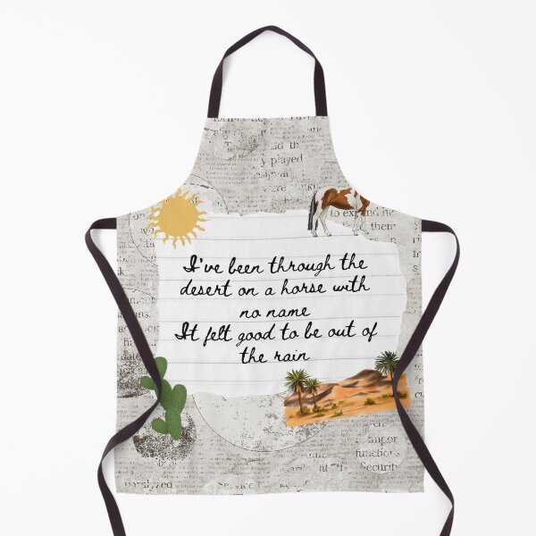 Item preview, Horse With No Name America Band 1970s Lyric Print designed and sold by Femme Pastel Collective.