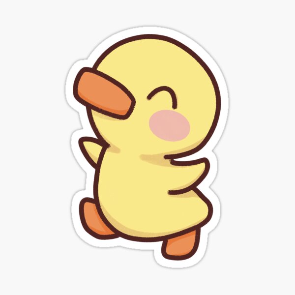 Item preview, Happy Baby Ducky (light aqua background) designed and sold by Faeluna-Art.
