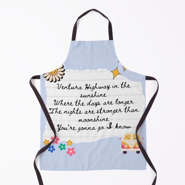 Item preview, Ventura Highway America Band 1970s Lyric Print designed and sold by Femme Pastel Collective.