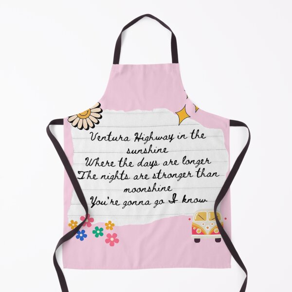 Item preview, Ventura Highway America Band 1970s Lyric Print designed and sold by Femme Pastel Collective.