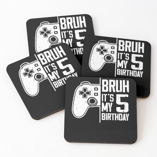 Item preview, Bruh Its My 5th Birthday Gamer 5 Year Old for kids designed and sold by MTRBSK11.
