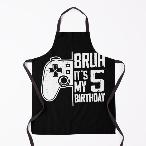 Item preview, Bruh Its My 5th Birthday Gamer 5 Year Old for kids designed and sold by MTRBSK11.