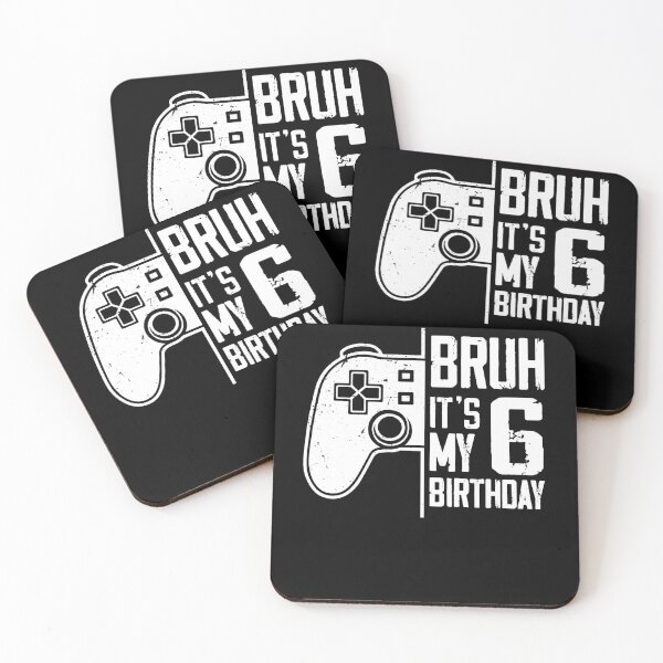 Item preview, Bruh Its My 6th Birthday Gamer 6 Year Old for kids designed and sold by MTRBSK11.