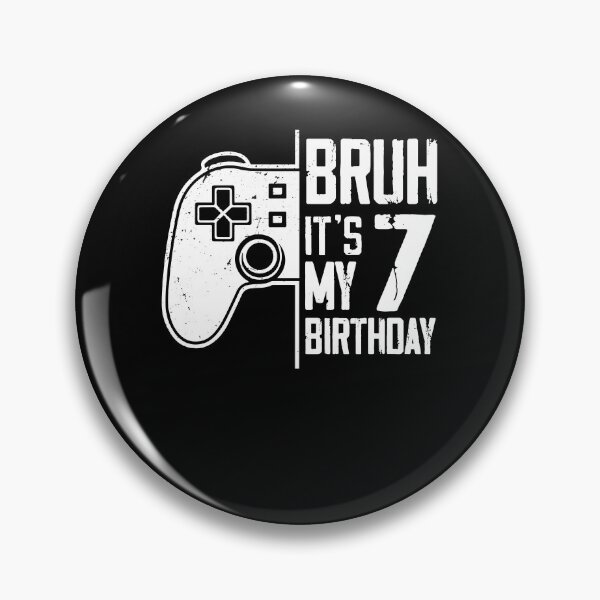 Item preview, Bruh Its My 7th Birthday Gamer 7 Year Old for kids designed and sold by MTRBSK11.