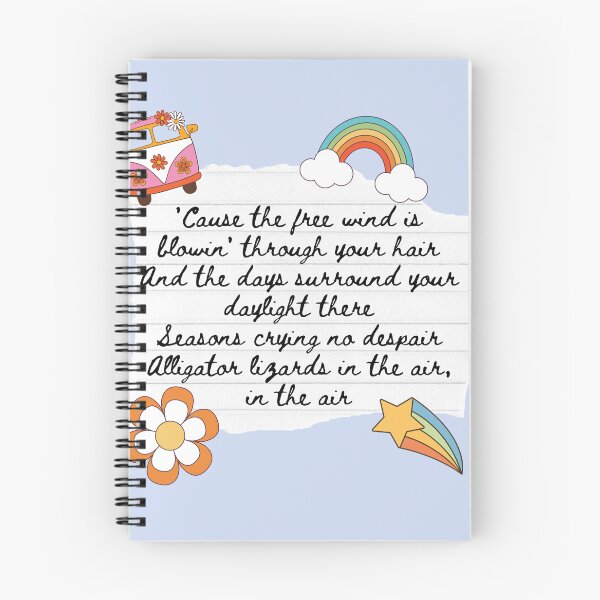 Item preview, Ventura Highway America Band 1970s Lyric Print designed and sold by Femme Pastel Collective.