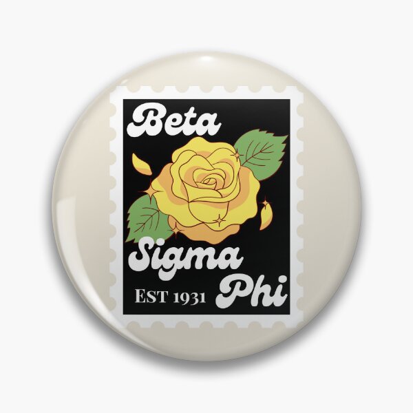 Item preview, Beta Sigma Phi Sorority Flower Stamp v1 designed and sold by skrauskopf.