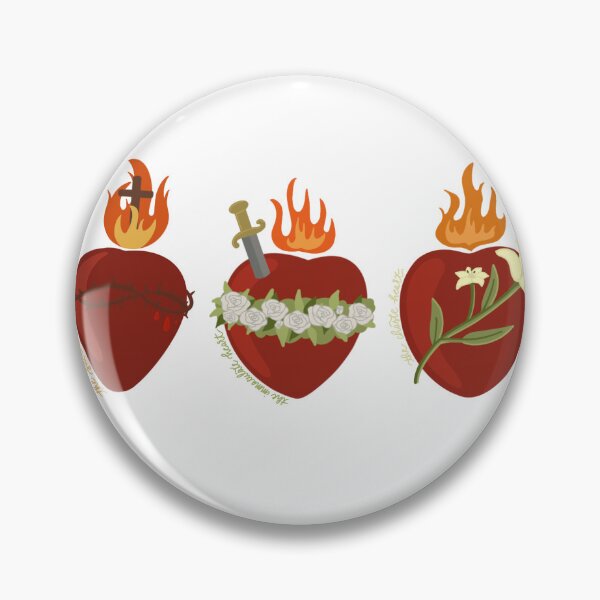 Item preview, Sacred, Immaculate, and Chaste Hearts designed and sold by tori-foges.