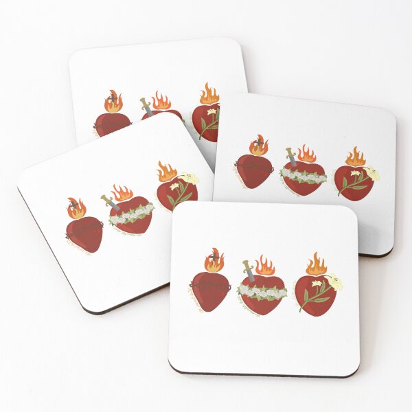 Item preview, Sacred, Immaculate, and Chaste Hearts designed and sold by tori-foges.