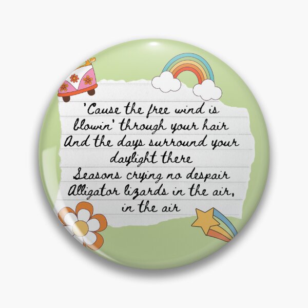 Item preview, Ventura Highway America Band 1970s Lyric Print designed and sold by Femme Pastel Collective.