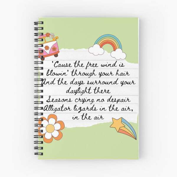 Item preview, Ventura Highway America Band 1970s Lyric Print designed and sold by Femme Pastel Collective.