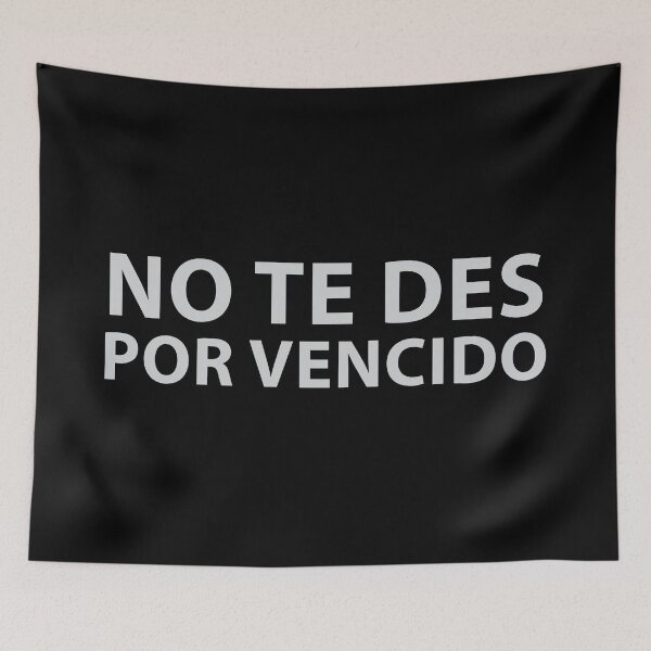Item preview, No te des por vencido - latino motivational design designed and sold by estudio3e.