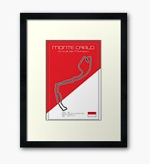 Monte Carlo Racetrack Framed Print