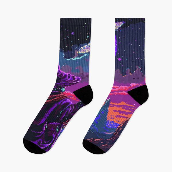 Item preview, Wizard Pixel Psychedelic 8-Bit Retro Space Galaxy designed and sold by Kaos-Bit.