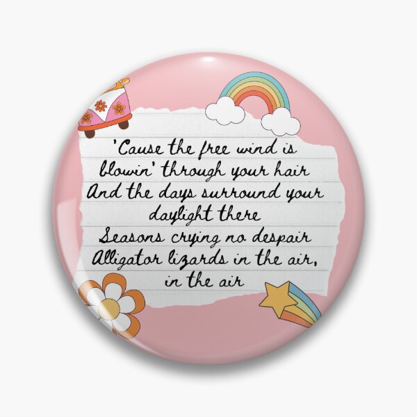 Item preview, Ventura Highway America Band 1970s Lyric Print designed and sold by Femme Pastel Collective.