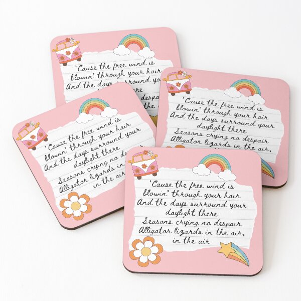 Item preview, Ventura Highway America Band 1970s Lyric Print designed and sold by Femme Pastel Collective.