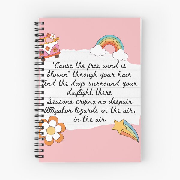 Item preview, Ventura Highway America Band 1970s Lyric Print designed and sold by Femme Pastel Collective.