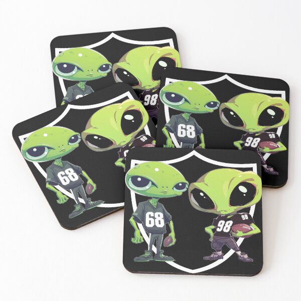 Item preview, Dos alienígenas con camiseta de Raider designed and sold by My Team Designs.