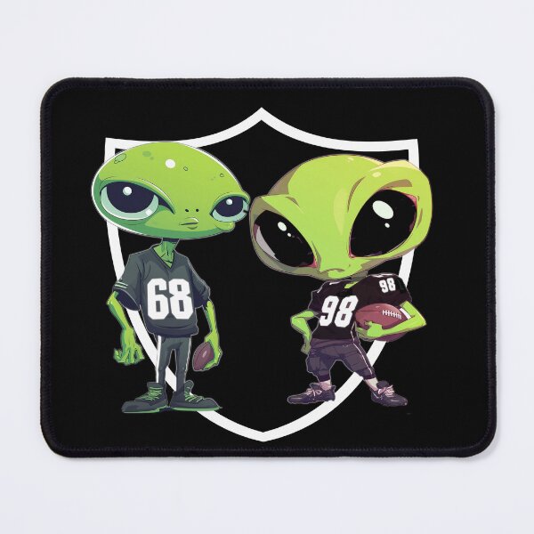 Item preview, Two Aliens wearing Raider jersey designed and sold by My Team Designs.
