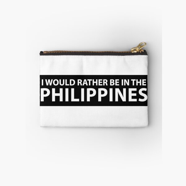Item preview, I would rather be in the Philippines - pinoy bumper sticker designed and sold by estudio3e.
