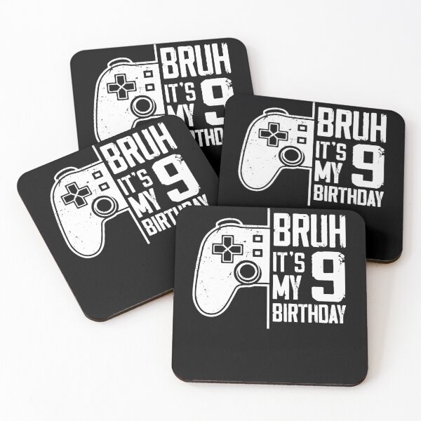 Item preview, Bruh Its My 9th Birthday Gamer 9 Year Old for kids designed and sold by MTRBSK11.