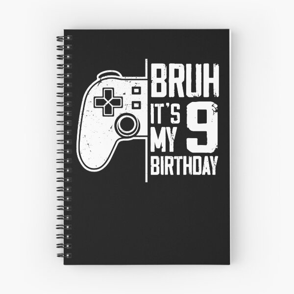 Item preview, Bruh Its My 9th Birthday Gamer 9 Year Old for kids designed and sold by MTRBSK11.