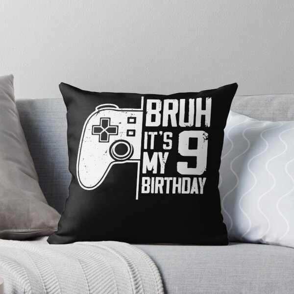 Item preview, Bruh Its My 9th Birthday Gamer 9 Year Old for kids designed and sold by MTRBSK11.