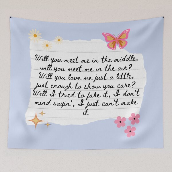 Item preview, Sister Golden Hair America Band 1970s Lyric Print designed and sold by Femme Pastel Collective.