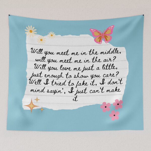 Item preview, Sister Golden Hair America Band 1970s Lyric Print designed and sold by Femme Pastel Collective.