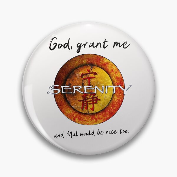 Item preview, Serenity tv show, pun designed and sold by FunandWhimsy.