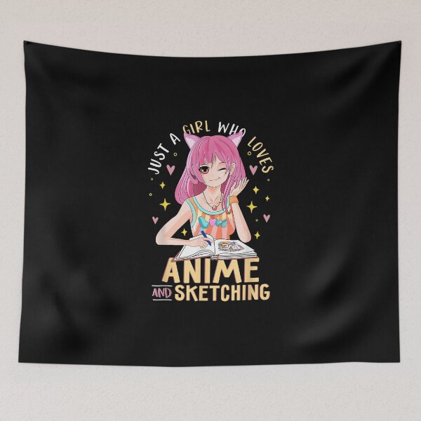 Item preview, Anime and Sketching Teen Girl designed and sold by franklewis.