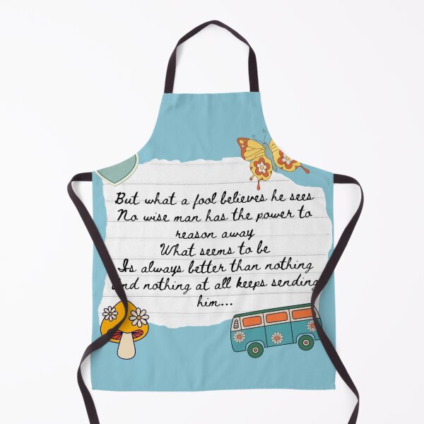 Item preview, What A Fool Believes 1970s Lyric Print designed and sold by Femme Pastel Collective.