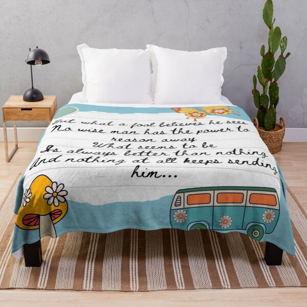 Item preview, What A Fool Believes 1970s Lyric Print designed and sold by Femme Pastel Collective.