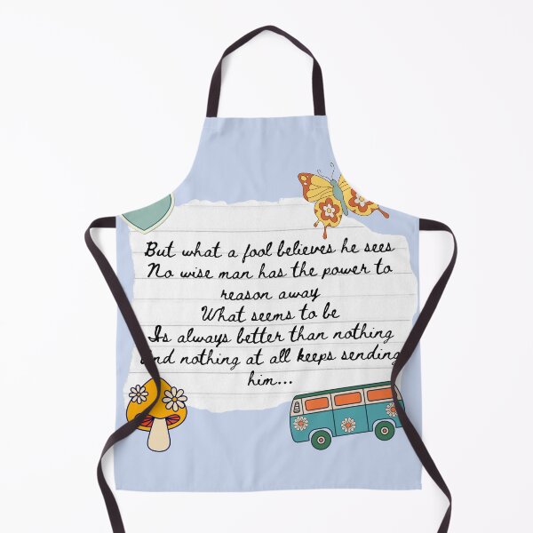 Item preview, What A Fool Believes 1970s Lyric Print designed and sold by Femme Pastel Collective.
