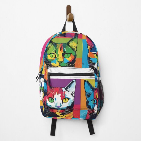 Item preview, Colorful cats in pop art style designed and sold by RockyTees1.