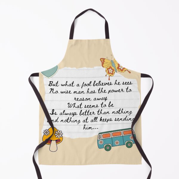 Item preview, What A Fool Believes 1970s Lyric Print designed and sold by Femme Pastel Collective.