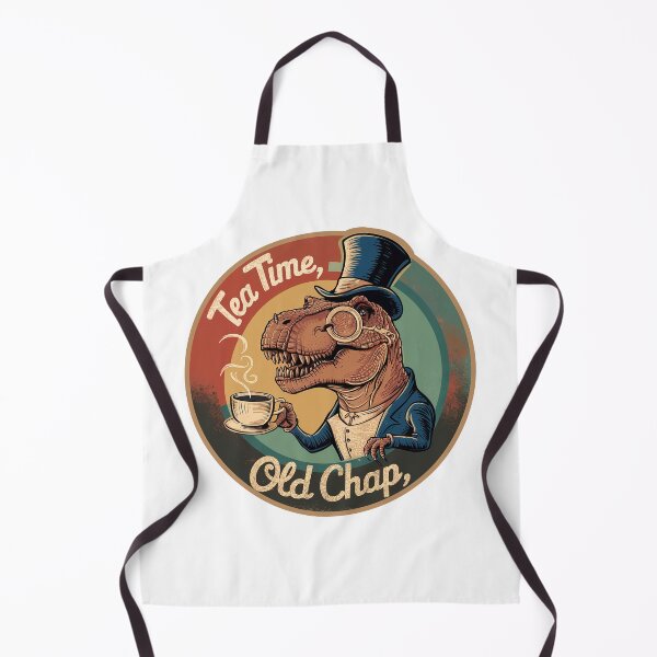 Item preview, ''Tea Time Old Chap'' T-Rex Tea Lover Funny T-Shirt designed and sold by Witty Shirts.