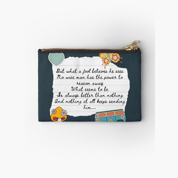 Item preview, What A Fool Believes 1970s Lyric Print designed and sold by Femme Pastel Collective.