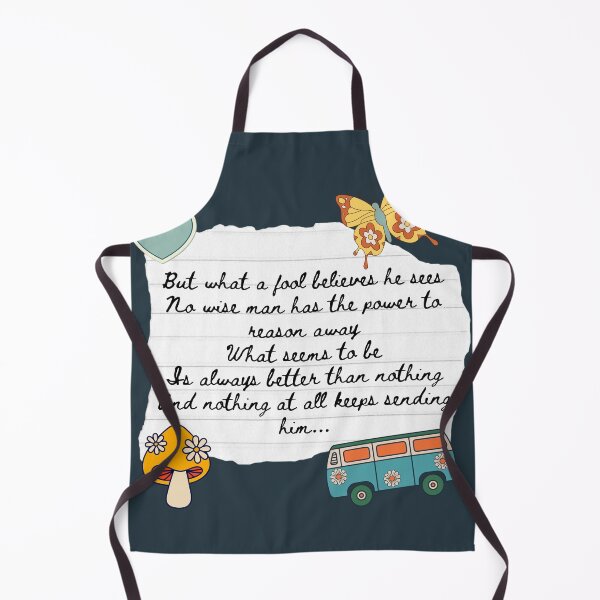 Item preview, What A Fool Believes 1970s Lyric Print designed and sold by Femme Pastel Collective.