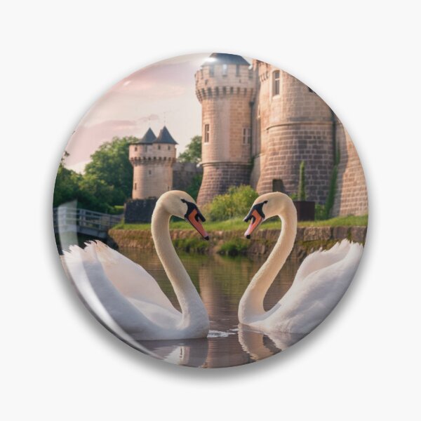 Item preview, Pair of Swans and Castle designed and sold by RWCarpenter.