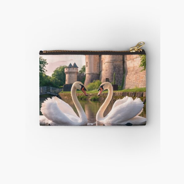 Item preview, Pair of Swans and Castle designed and sold by RWCarpenter.